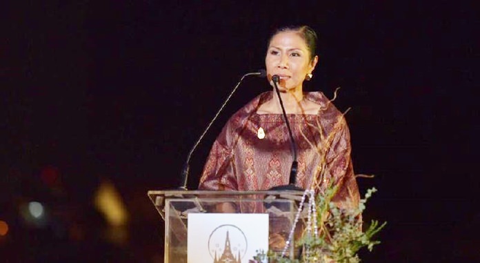 Minister for Tourism and Sports Kobkarn Wattanavrangkul.