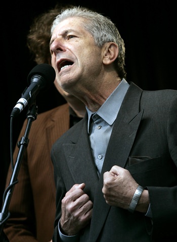 Leonard Cohen is shown performing in this May 13, 2006, file photo. (Nathan Denette/The Canadian Press via AP)