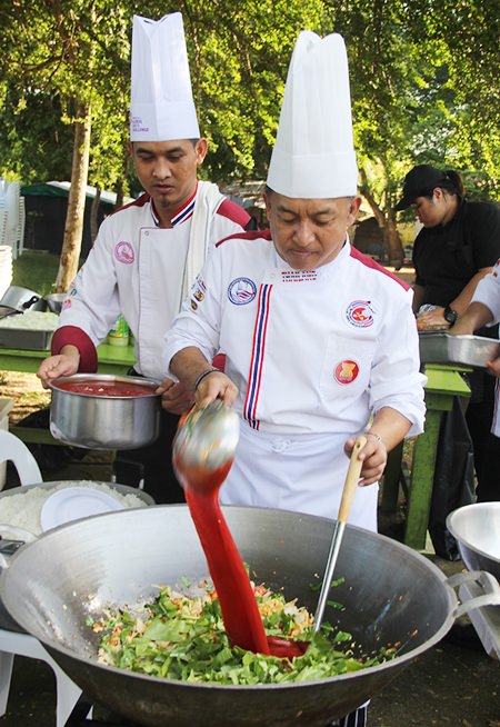 The chefs produced delicious food, as always.