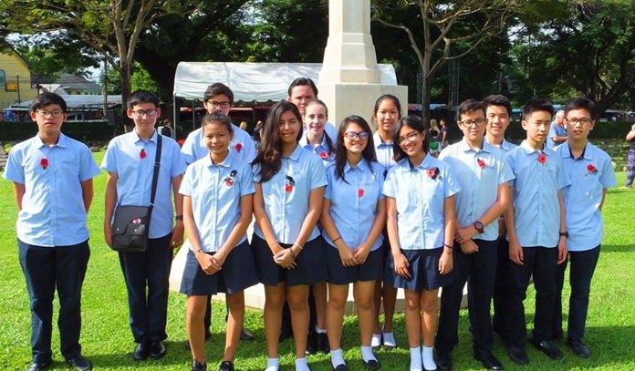 Students from Regents Pattaya.