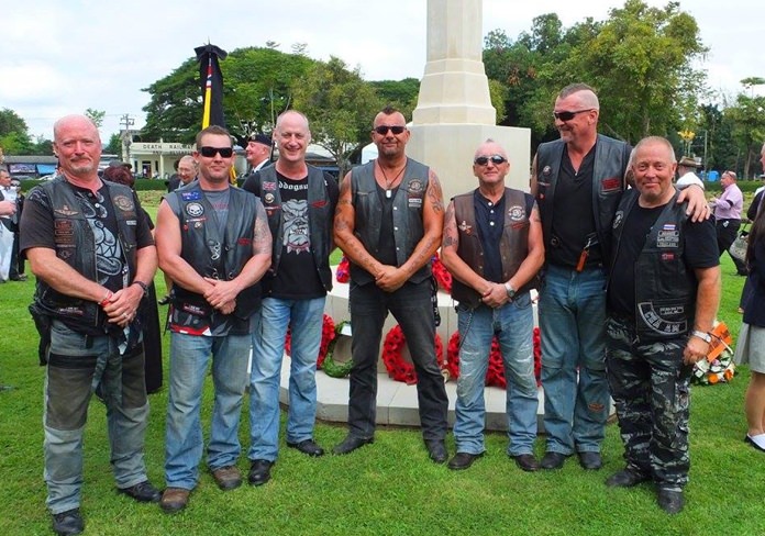 Some of the many Pattaya Riders who attended.