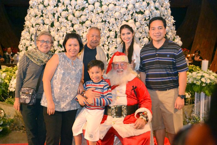 Families were delighted to support local charities and take a photo with Santa.