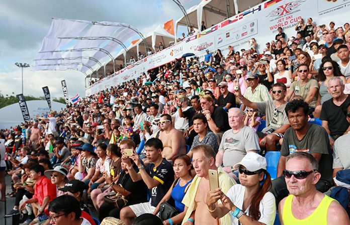Sports lovers turned out in force at Jomtien Beach to enjoy the 3-day event.