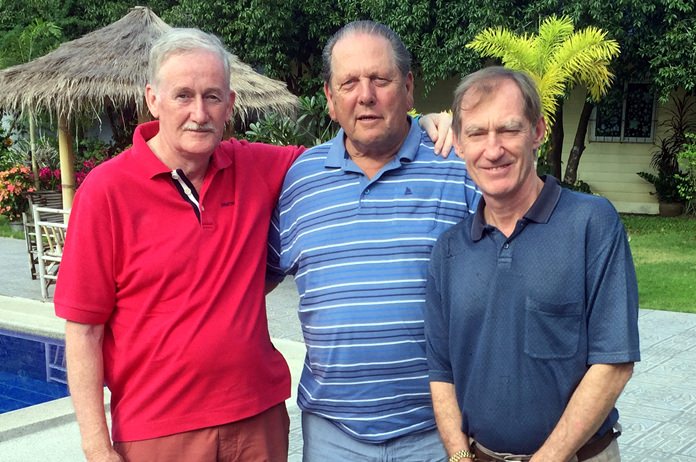 (L-R) Sam Gettinby with George Gamble & Jonathan Pratt.