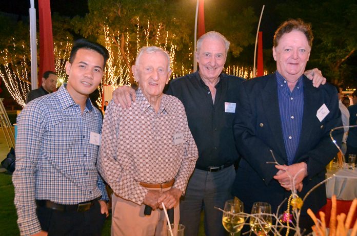 Pasit Foobunma, director and webmaster at SATCC, Archie Dunlop, Dr. Iain Corness and Allan Riddell, Consultant to the board at SATCC.
