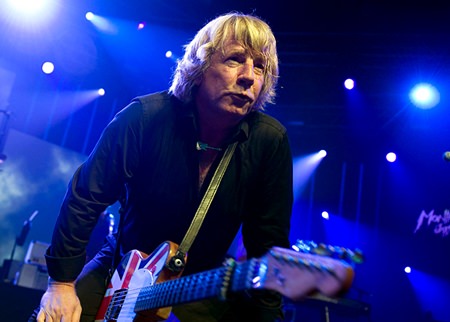 Status Quo guitarist Rick Parfitt. (AP Photo/Martial Trezzin)