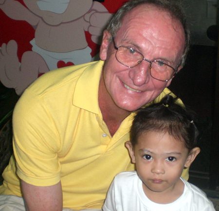 Ted Senior and daughter.