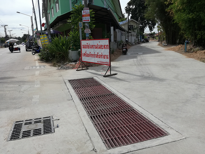 Residents were happy to see that roadwork along Soi Nongmaikaen 6 was finished nearly two months ahead of schedule.