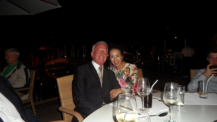 A wonderful couple with heart and humor: Gerrit and Anselma Niehaus, the owners of Thai Garden Resort.