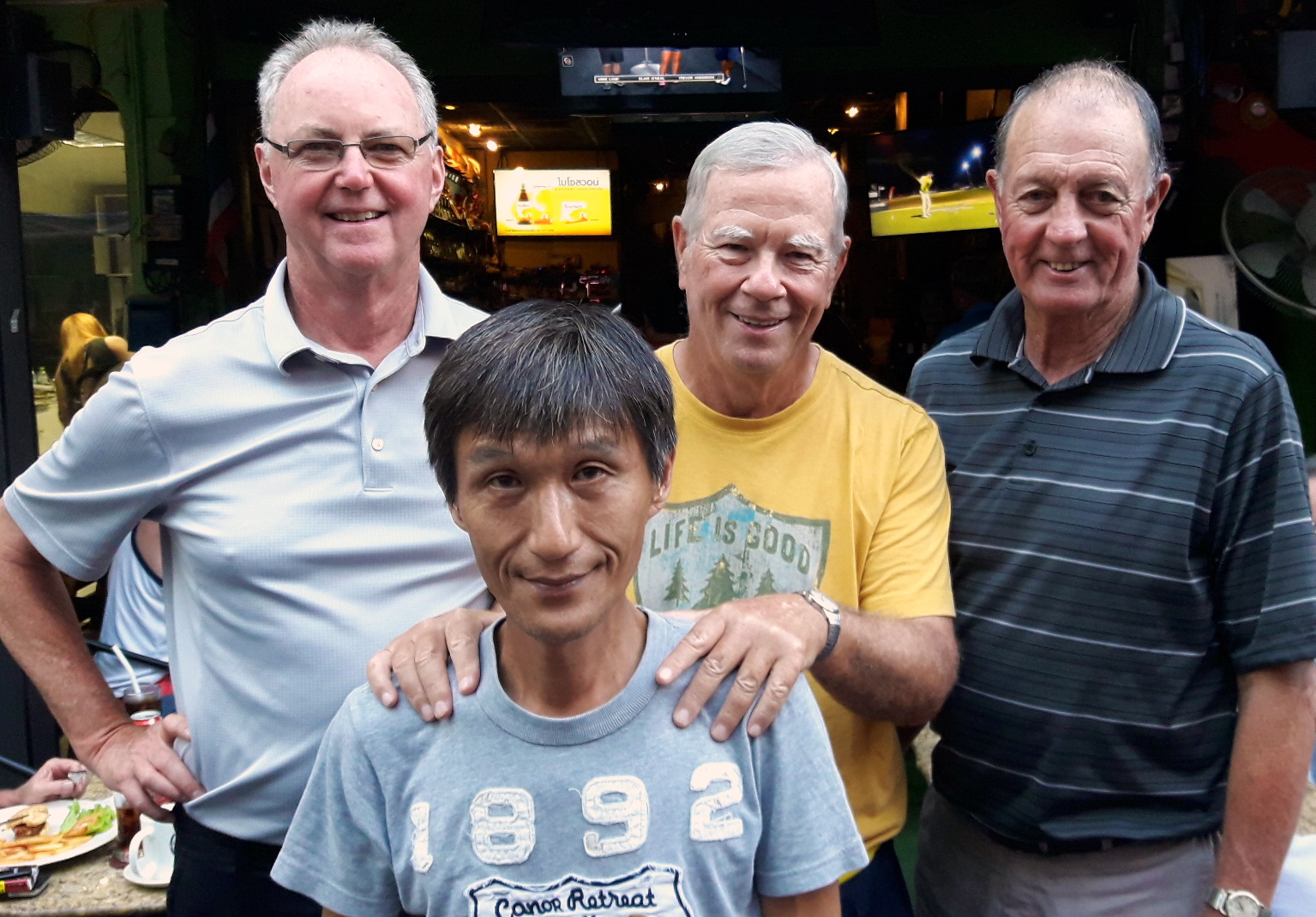 Blake Hanna, Kenny Aihara, Alan Rothwell and Wayne McKenna.