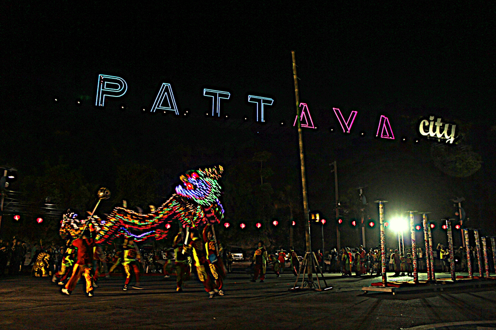 The dancing dragon marks the highlight of the Chinese New Year celebrations.