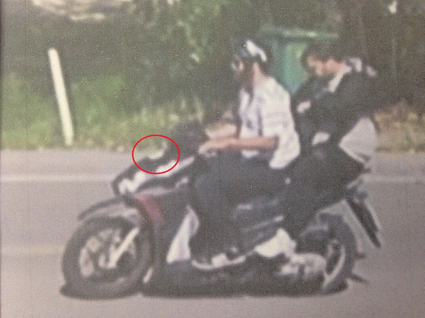 Thai police quickly identified the suspects by tracing the motorbike they rented using their original passports.