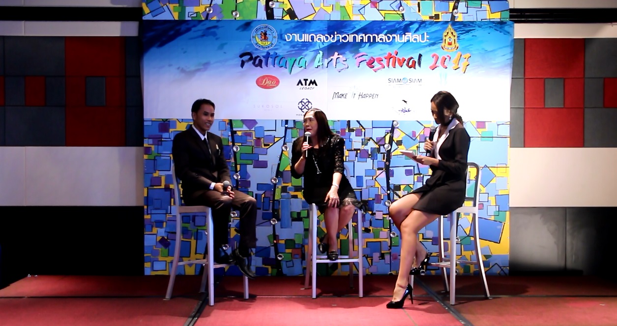 Officials announce the Pattaya International Art Festival will take place Feb. 3-5 along Beach Road.