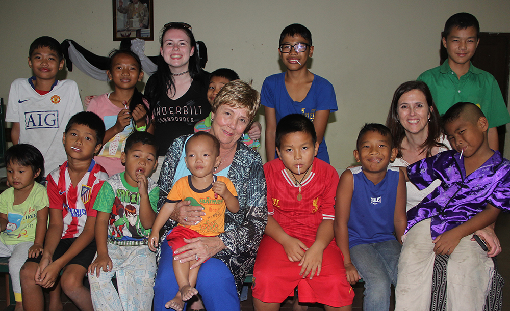 Visiting the Drop-In Center.