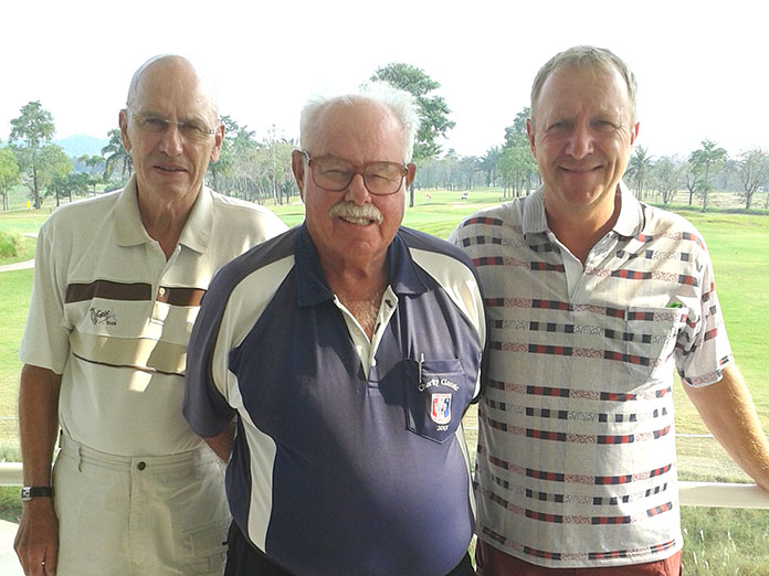 From left: Svend Gaard, Dave 'The Admiral' Richardson and Kenneth Madsen.