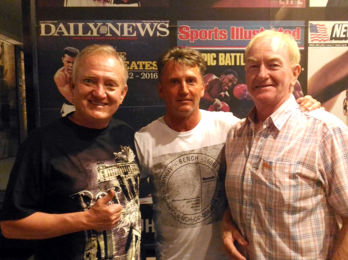 Tony Bless, John Hughes and Paul Young.