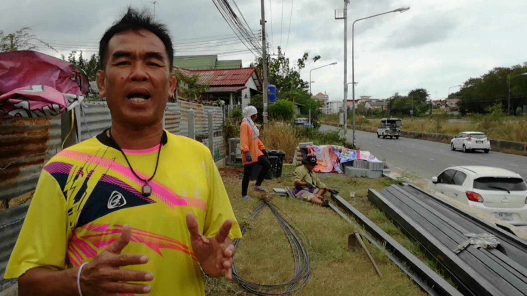 Pattaya’s Nernrodfai Community President Manoon Wongsena talks about how the community will soon have a recycling station to help protect the environment.
