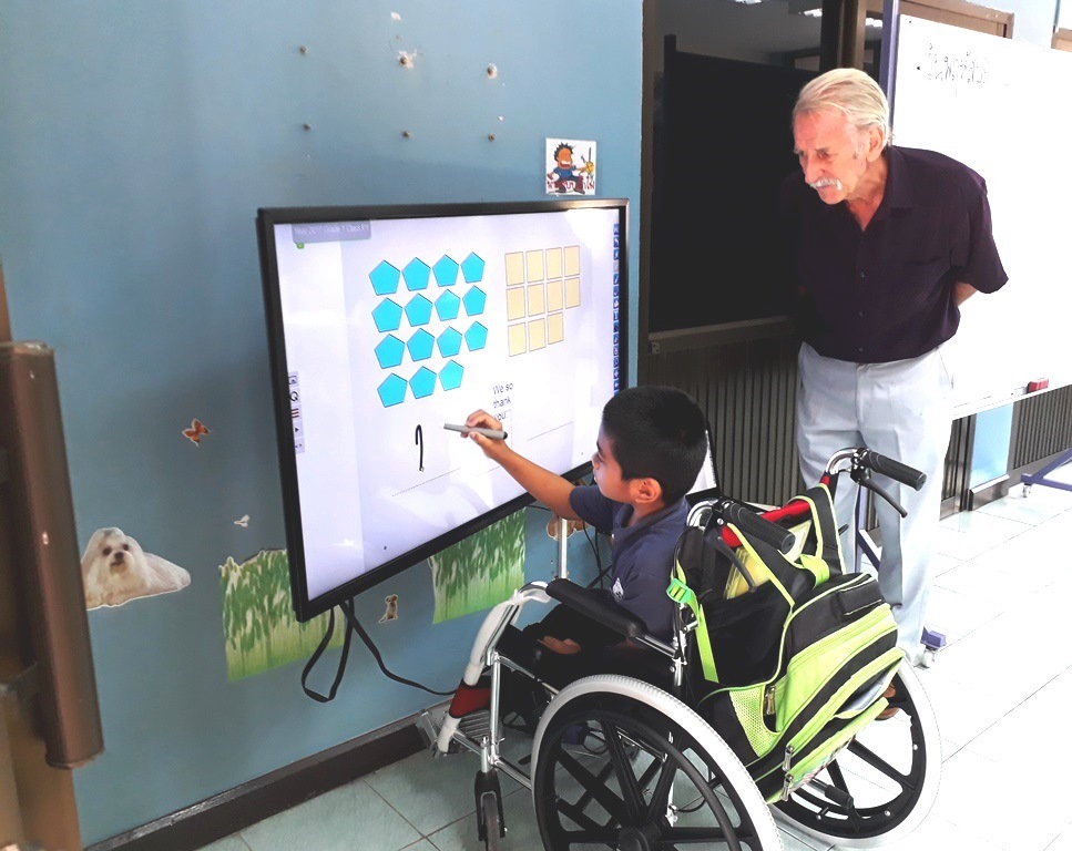 The children have fun whilst learning.