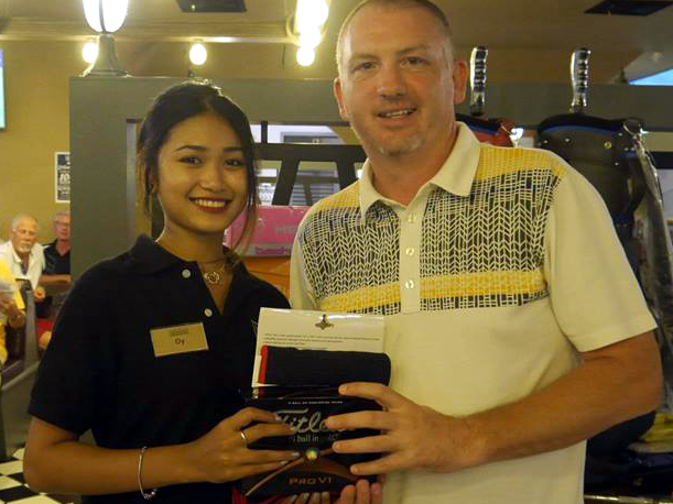 Kevin MackIntosh – Low Gross winner.