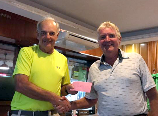 Tim Trafford (right) with Marcus Earp.