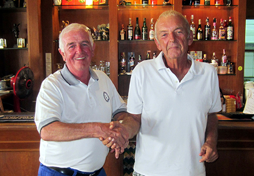 Pleasant Valley winners, Dave Cooper (left) and Mick Coghlan.