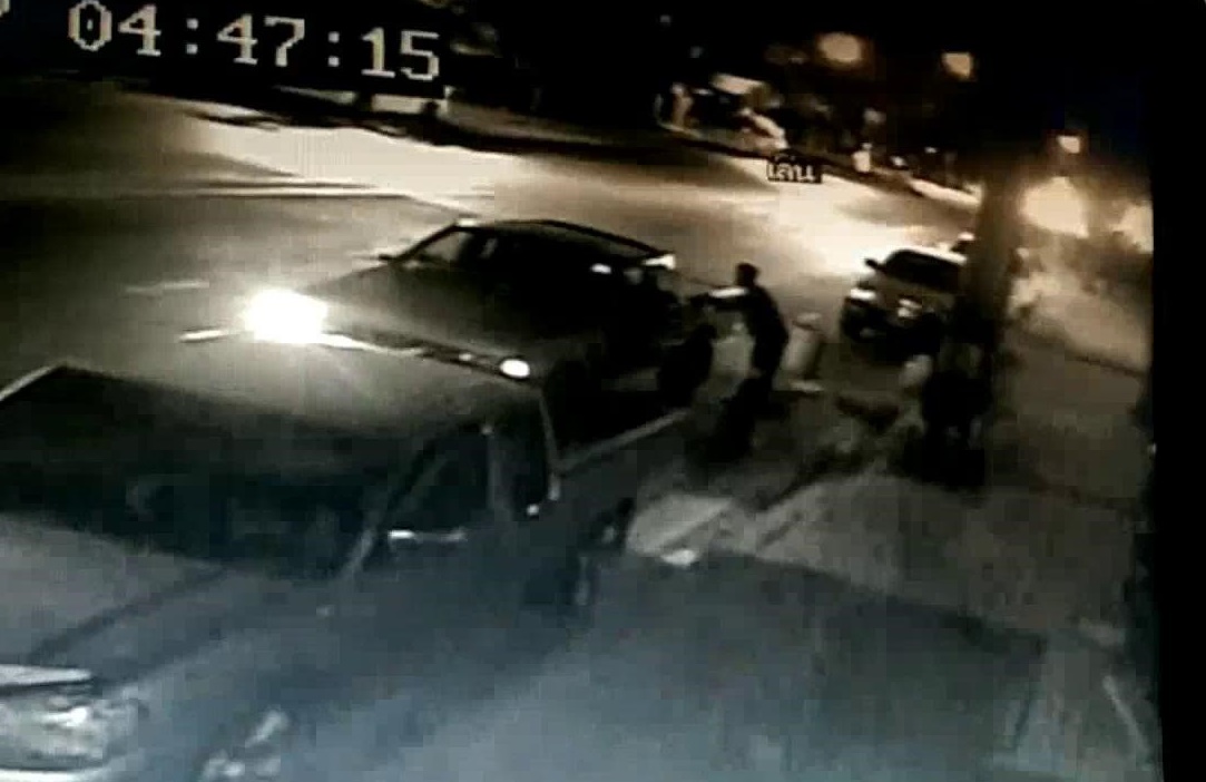 Pattaya police are searching for a burglar captured on video stealing brand-name car seats.