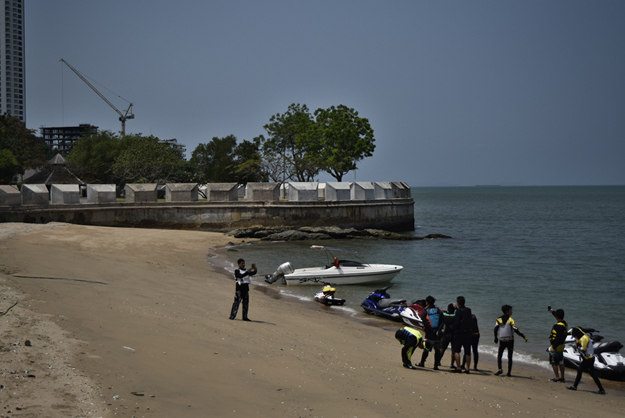 Officials checked land boundaries at the Sanctuary of Truth temple and found everything to be in order.