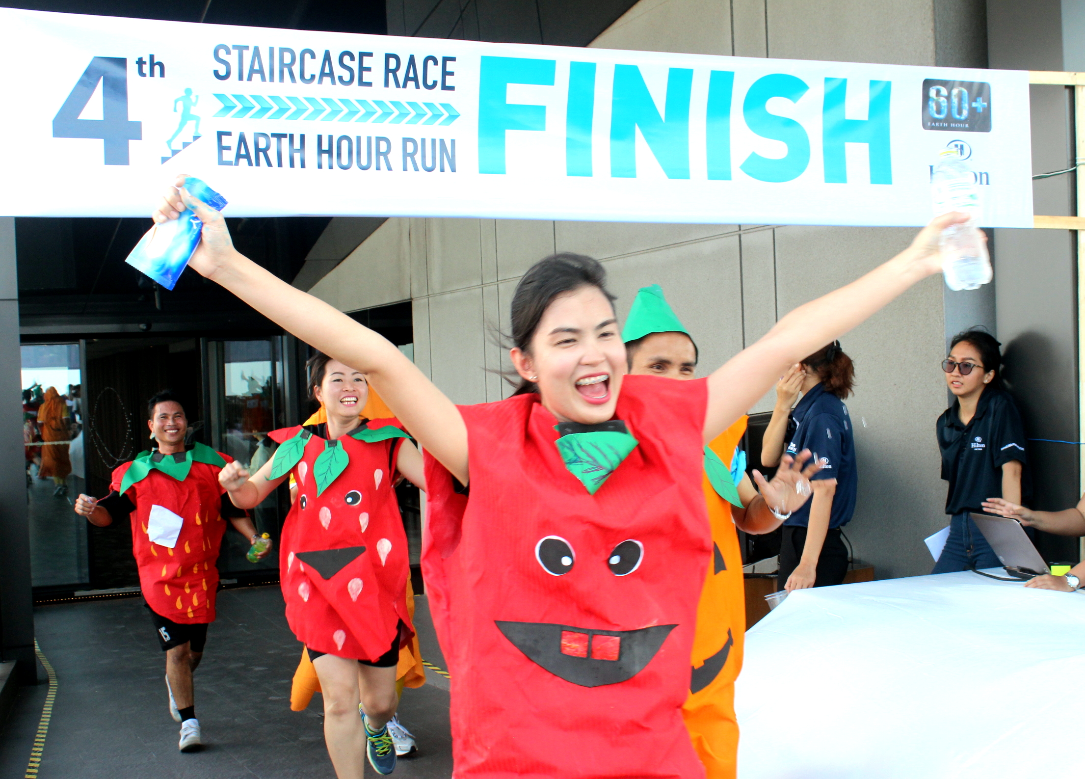 The fastest fruit on the Eastern Seaboard cross the finish line.