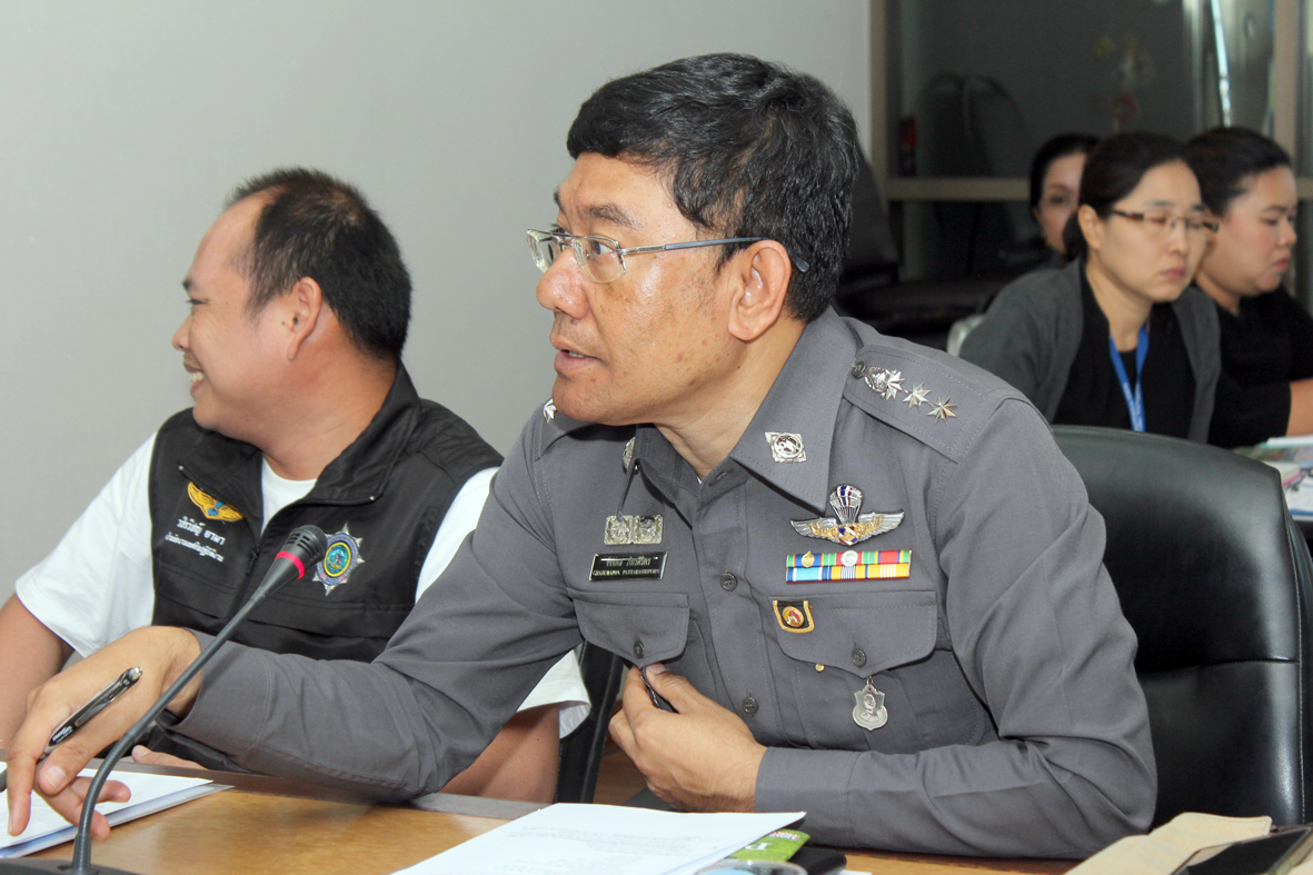 Pol. Lt. Col. Chatchapol Patrasiriporn said that the Pattaya police ensured that traffic flow and safety will be their responsibility.