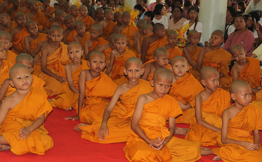 Novice monks.