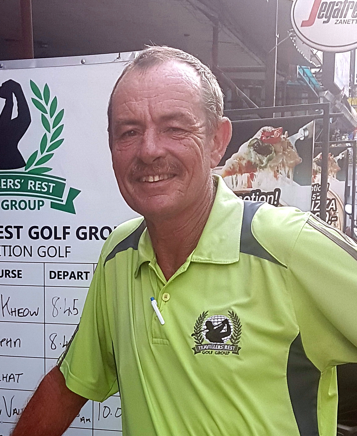 Mogens Melander (left) with Torben Sorensen,