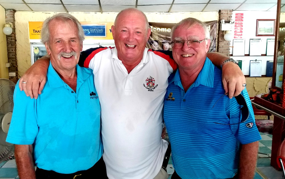 From left: William Macey with Graham Beaumont and Tony Oakes.