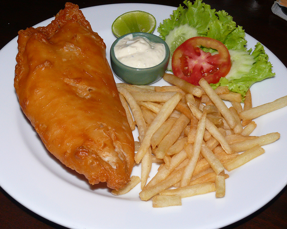The Fish and Chips Friday special.