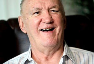 Chuck Wepner talks to The Associated Press in his home in Bayonne, N.J. in this photo taken Wednesday, April 26, 2017. (AP Photo/Julio Cortez)