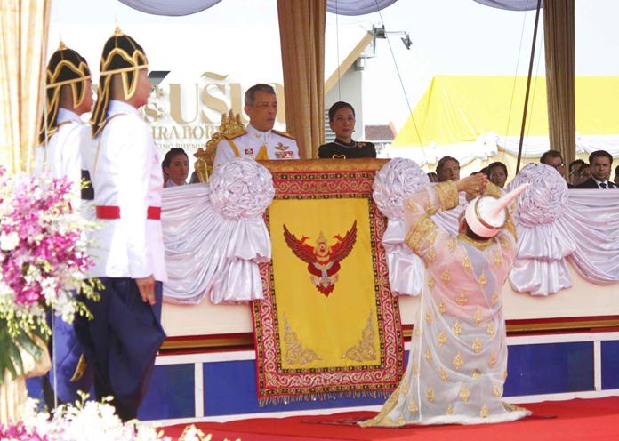 To the sound of Brahmin horns and amid colorful pageantry, King Maha Vajiralongkorn Bodindradebayavarangkun presided over the annual royal rice plowing ceremony Friday, May 12, marking the start of the rice-planting season.