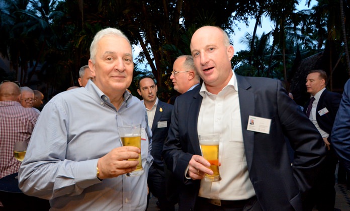 David Nardone, president and CEO of Hemaraj Land, and Markus Lorenzini, President & CEO Siemens Limited Thailand.