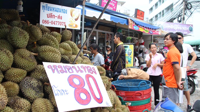 Golden Durian has only two locations, both in Pattaya: on Soi Sida and Soi Korphai.