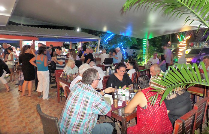 The Outback Golf Bar proved to be an ideal venue for the braai.