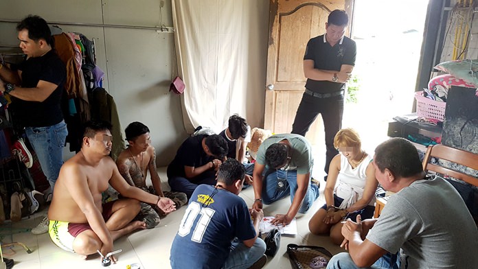 Six people – including two minors – were arrested for allegedly dealing drugs in Sattahip.