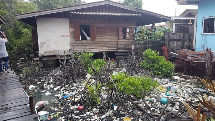 One of the reasons the city is trying to get rid of the illegal structures has to do with the pollution they cause.