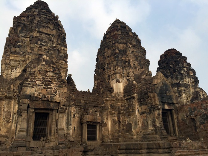 Prang Sam Yot, the Khmer temple in Lopburi.