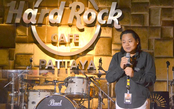 Somsakul Polachan, Director of Human Resources for the Hard Rock Hotel & Cafe Pattaya, gave the opening speech for the occasion.