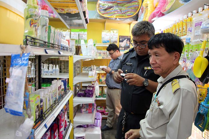 Chonburi authorities raided four Pattaya pet shops for allegedly selling counterfeit drugs and pet-care products.