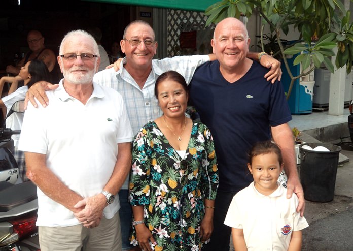 (From left) Dave Neal, Stuart Rifkin, Wan, George McEwan and Michaela Rifkin.