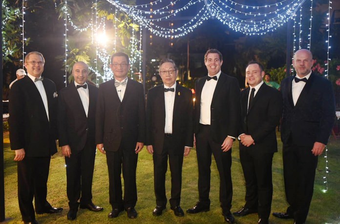 The VIP’s looking immaculate in preparation for the Awards evening, including Andre Brulhart (left), GM of Centara Grand Mirage Beach Resort Pattaya.