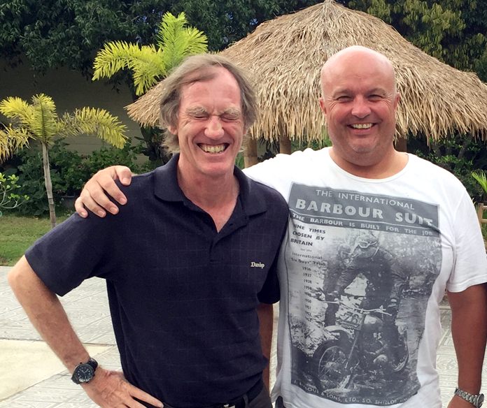 Jonathan Pratt (left) with Dave Smith.