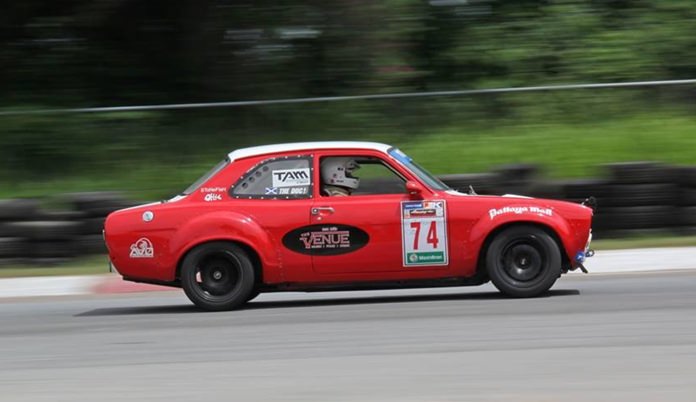 Venue sponsored Escort racer.