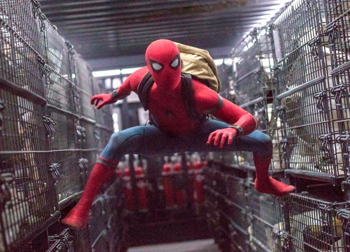 This image shows Tom Holland in a scene from “Spider-Man: Homecoming.” (Chuck Zlotnick/Columbia Pictures-Sony via AP)