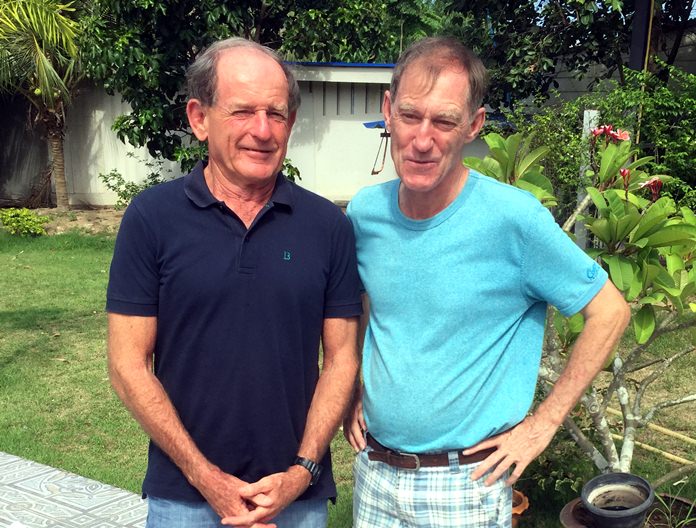 Paddy Devereux (left) and Jonathan Pratt.