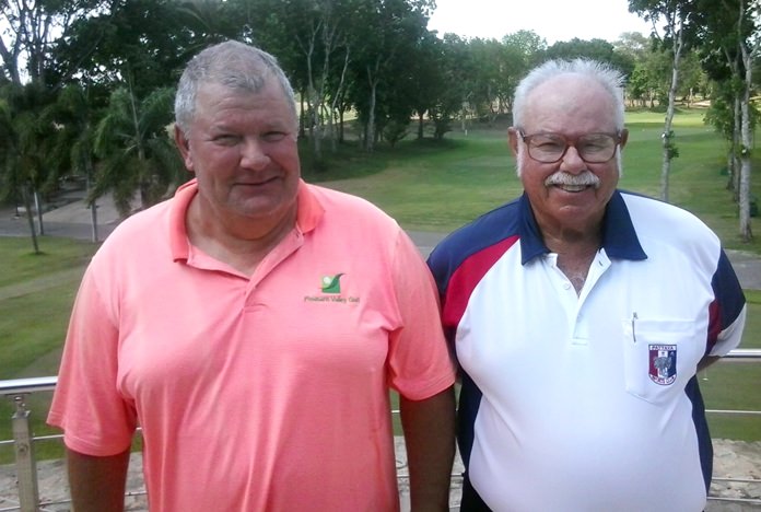 Ronnie Ratte (left) with Dave Richardson.